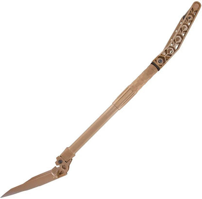 Gerber Dredge Shovel Three-Position Open Closed Hoe With Heavy Gauge Steel Blade And Rubberized Handle For Outdoor Pros by Gerber