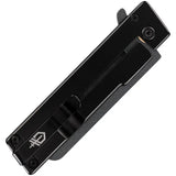 Gerber Quadrant Framelock Knife With Sheepsfoot Blade Extended Tang Black Bamboo Handle For Edc Enthusiasts by Gerber
