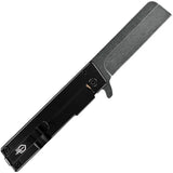 Gerber Quadrant Framelock Knife With Sheepsfoot Blade Extended Tang Black Bamboo Handle For Edc Enthusiasts by Gerber