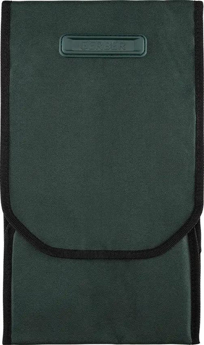 Gerber CompIEAT Knife Set with 8in Chef 6in Serrated 3.25in Paring Satin 4116 Stainless Blades Green Handles Home Cooks by Gerber
