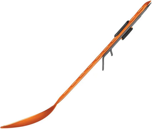 Gerber Devour Multi-Fork 6-Function Nesting Tool With Offset Fork And Deep Basin Spoon For Campers Burnt Orange Aluminum by Gerber