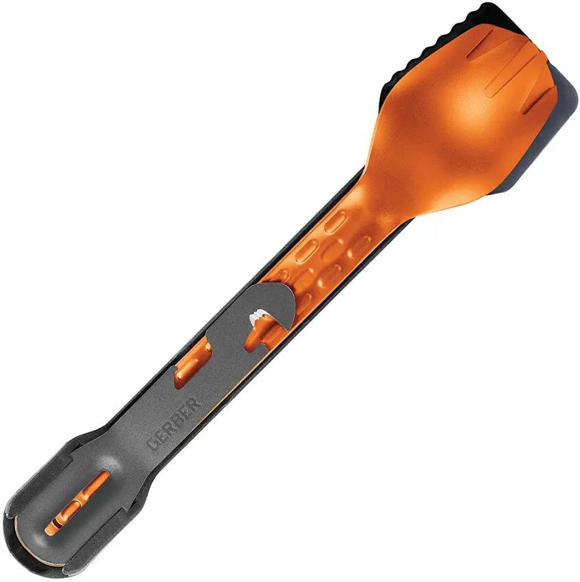 Gerber CompIEAT Utensil Set Aluminum 7.75in Nesting 4 Function Camp Gear for Outdoor Enthusiasts by Gerber