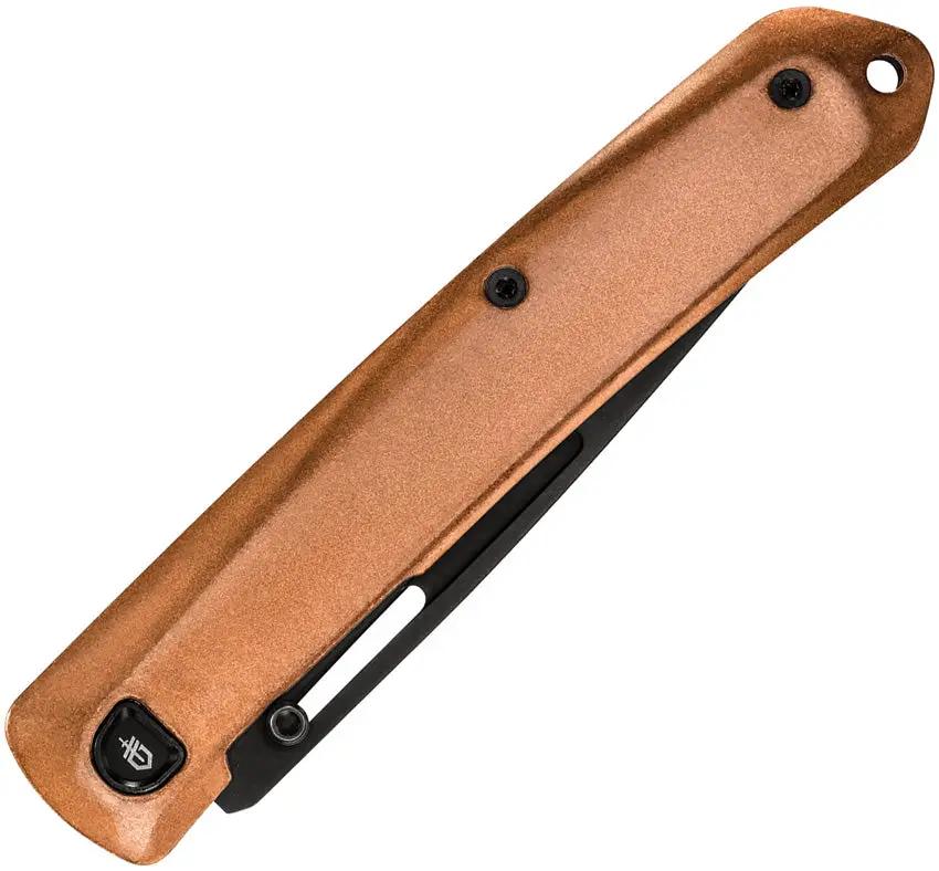 Gerber Affinity Framelock Copper Knife for EDC Enthusiasts 3.5in D2 Drop Point Blade by Gerber