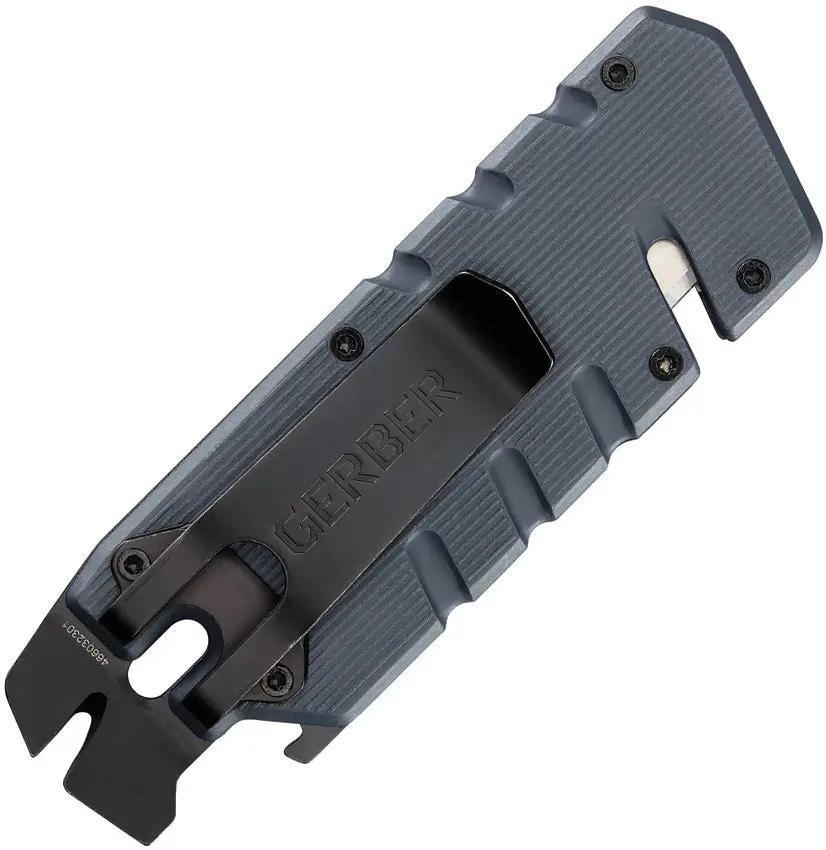 Gerber Prybrid Utility Multitool For Everyday Carry With Gray G10 Handles 4.25 Inch Closed Replaceable Blade by Gerber