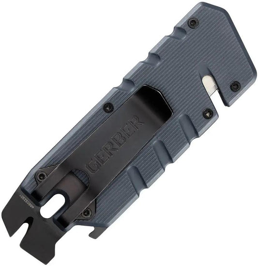 Gerber Prybrid Utility Multitool For Everyday Carry With Gray G10 Handles 4.25 Inch Closed Replaceable Blade by Gerber