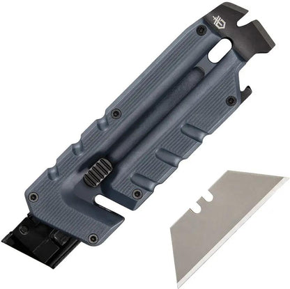 Gerber Prybrid Utility Multitool For Everyday Carry With Gray G10 Handles 4.25 Inch Closed Replaceable Blade by Gerber
