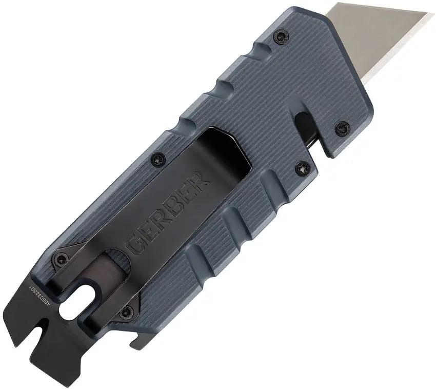 Gerber Prybrid Utility Multitool For Everyday Carry With Gray G10 Handles 4.25 Inch Closed Replaceable Blade by Gerber
