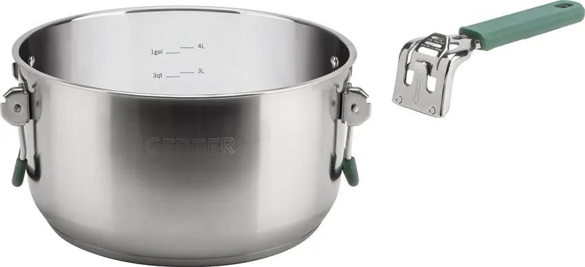 Gerber CompIEAT Cook Set All-In-One Outdoor Camp Kitchen Dishwasher Safe With Detachable Handle by Gerber