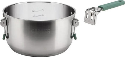 Gerber CompIEAT Cook Set All-In-One Outdoor Camp Kitchen Dishwasher Safe With Detachable Handle by Gerber