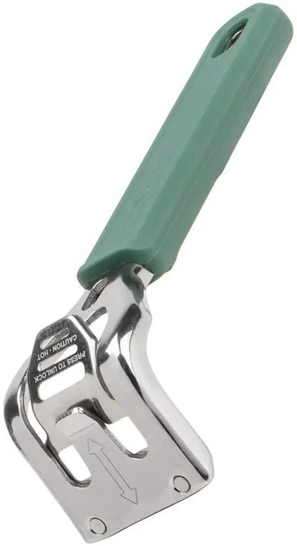 Gerber CompIEAT Griddle With Detachable Silicone Overmold Handle 11 Inch Carbon Steel Nonstick For Campers by Gerber
