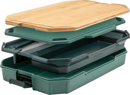Gerber CompIEAT Cutting Board Set For Home Cooks With Bamboo And Polypropylene Boards Plus Paring And Chef Knives by Gerber