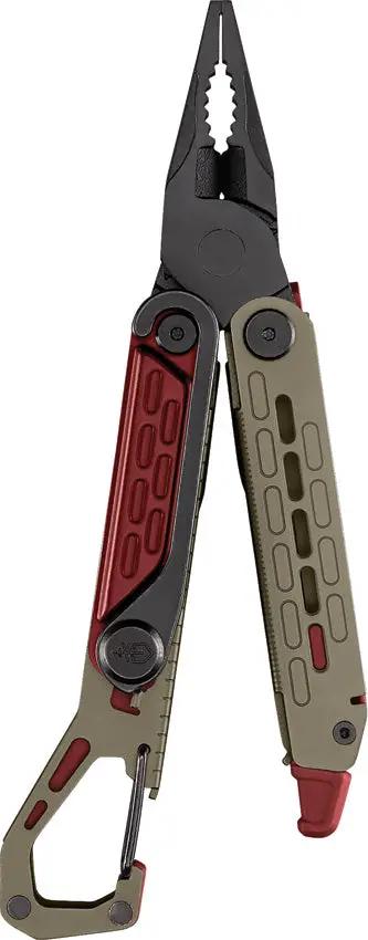 Gerber Stakeout Spark MT All In One Outdoor Multitool Pliers Wire Cutter Saw Blade Ferro Rod Coyote Brown Handles by Gerber