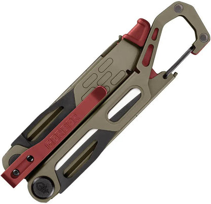 Gerber Stakeout Spark MT All In One Outdoor Multitool Pliers Wire Cutter Saw Blade Ferro Rod Coyote Brown Handles by Gerber