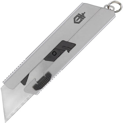 Gerber EAB Mini Knife With Exchangeable Blade Keyring Compact Silver Stainless Handle For Everyday Carry Enthusiasts by Gerber