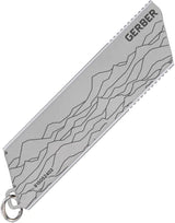 Gerber EAB Mini Knife With Exchangeable Blade Keyring Compact Silver Stainless Handle For Everyday Carry Enthusiasts by Gerber