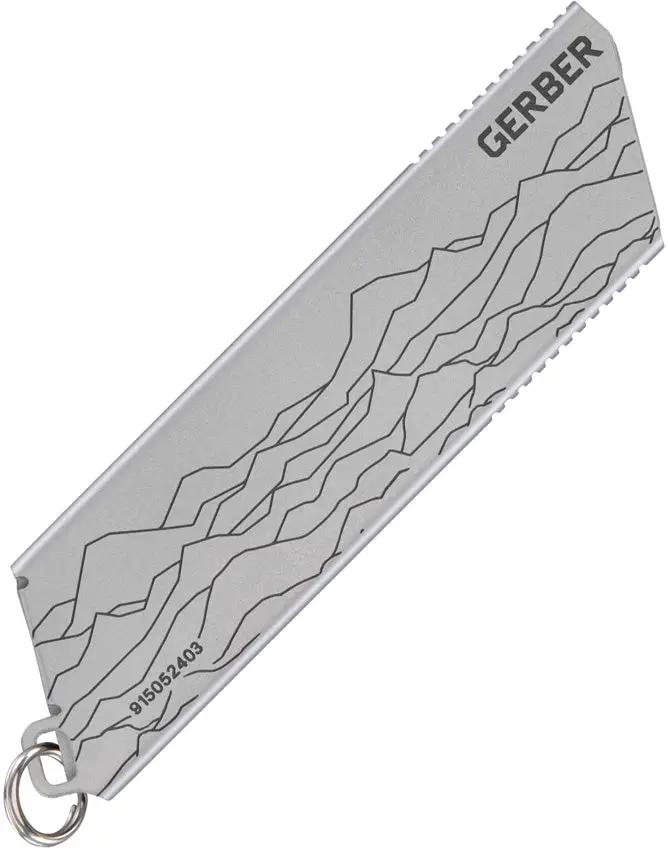 Gerber EAB Mini Knife With Exchangeable Blade Keyring Compact Silver Stainless Handle For Everyday Carry Enthusiasts by Gerber