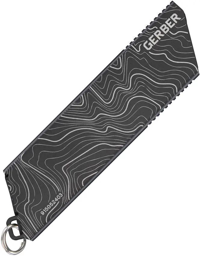Gerber EAB Mini Keyring Knife Black Stainless Handle Exchangeable Blade For Everyday Carry by Gerber