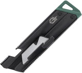 Gerber EAB Slim Exchangeable Blade Utility Knife for DIYers With Slide Lock Black Handle Pocket Clip by Gerber