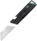 Gerber EAB Slim Exchangeable Blade Utility Knife for DIYers With Slide Lock Black Handle Pocket Clip by Gerber