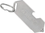 Gerber Shard DT Keychain Tool Stainless Compact EDC With Bottle Opener Cross Driver For Outdoor Enthusiasts Stonewash by Gerber