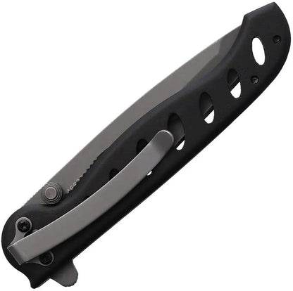 Gerber EVO Mid Liner Lock Knife Three Inch Blade Partially Serrated TiNi Black Handle For EDC Enthusiasts by Gerber