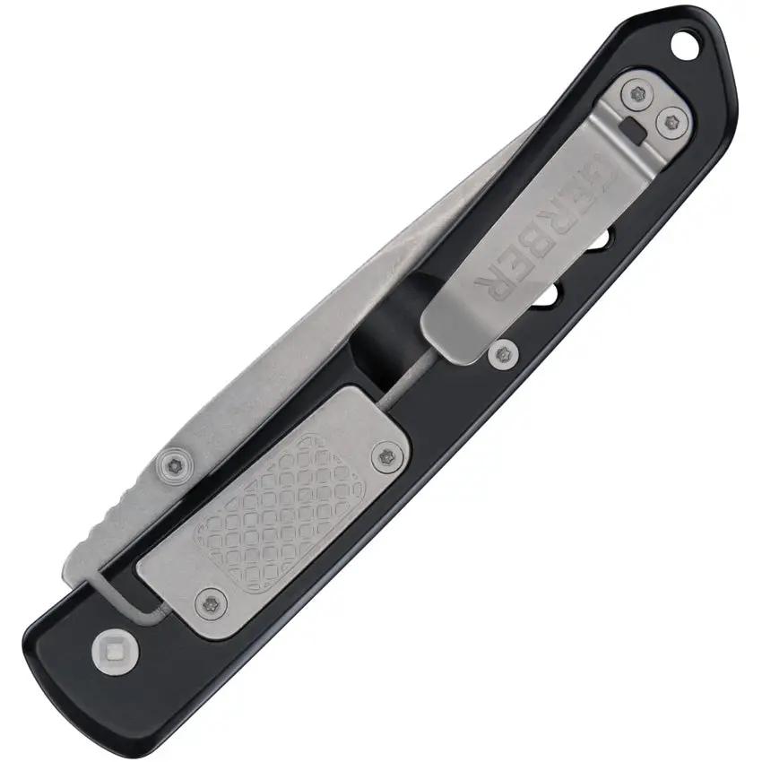 Gerber Affirm Framelock Rugged EDC Knife Blue Aluminum Handle Stonewash 7Cr17MoV Blade by Gerber
