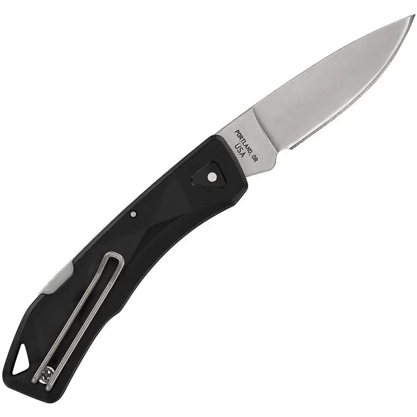Gerber LST Ultra Lockback Knife Black GFN Handle 3.88 Inch Closed 2.88 Inch Blade 420HC Everyday Carry by Gerber