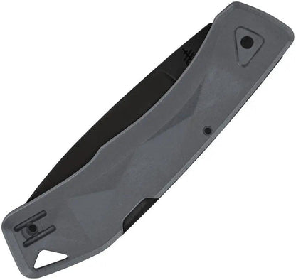 Gerber LST Ultra Lockback Knife For EDC 3.88in Closed 2.88in 420HC Drop Point Blade Gray GFN by Gerber