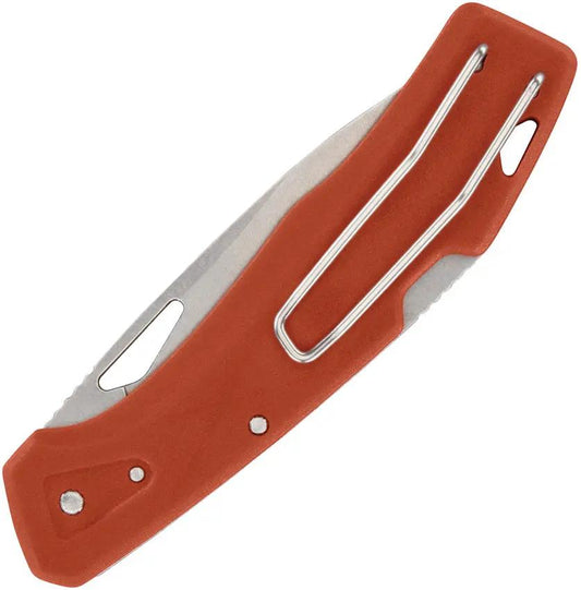 Gerber LST Lockback Orange Knife For EDC Enthusiasts 3.75in Closed Durable 440A Blade Steel by Gerber