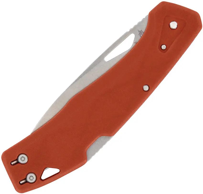 Gerber LST Lockback Orange Knife For EDC Enthusiasts 3.75in Closed Durable 440A Blade Steel by Gerber