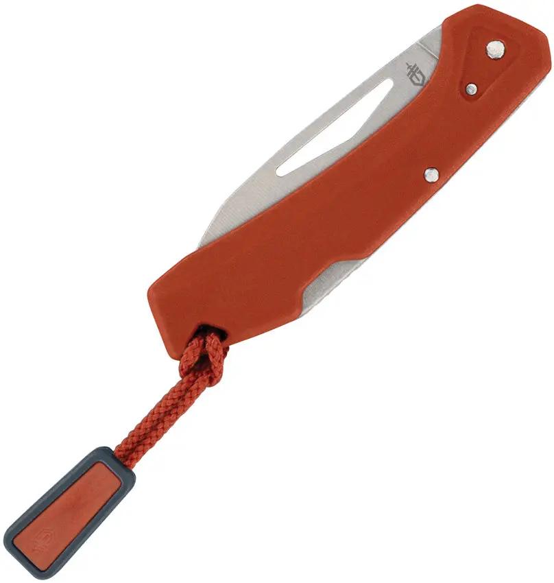 Gerber LST Mini Lockback Knife Orange GFN Handle 440A Wharncliffe Blade Compact EDC by Gerber