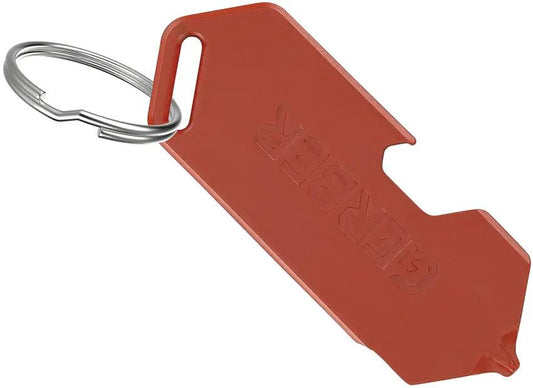 Gerber Shard DT Keychain Tool Compact Bottle Opener Cross Driver Stainless Burnt Orange Camouflage For Everyday Carry by Gerber