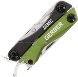 Gerber Dime Multitool Lime Green with Spring Loaded Pliers Scissors and Knife for EDC Enthusiasts by Gerber