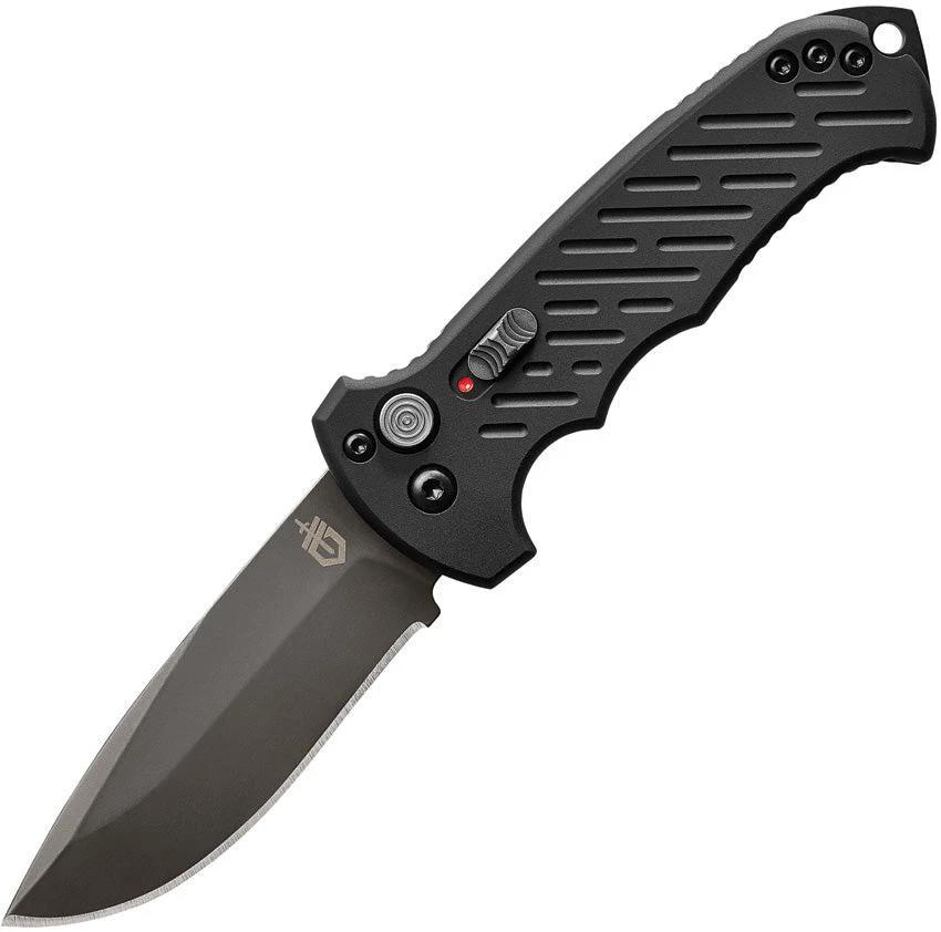 Gerber Auto 06 Button Lock Black 30-001295 by Gerber