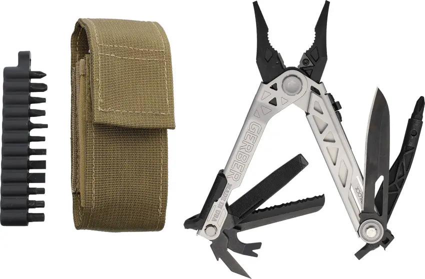 Gerber Center Drive Plus Bits Leather Multitool With Magnetic Bit Driver For DIY Enthusiasts by Gerber