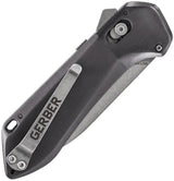 Gerber Highbrow Compact Assisted Opening Knife Gray For EDC Enthusiasts With Lanyard Hole by Gerber