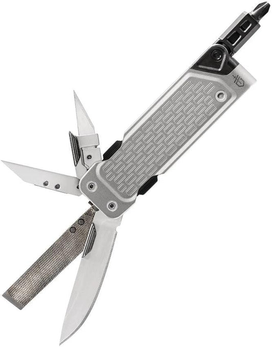 Gerber Lockdown Driver Multi Tool With Framelock Replaceable Blade Two Sided Bits Aluminum Handle EDC Ready by Gerber