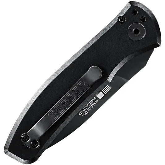Gerber Auto Knife Empower Plunge Lock Black CPM S30V EDC Tactical for Outdoors Enthusiasts by Gerber