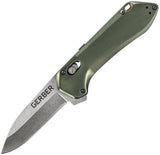 Gerber Highbrow Pivot Lock A/O Green 30-001642 by Gerber