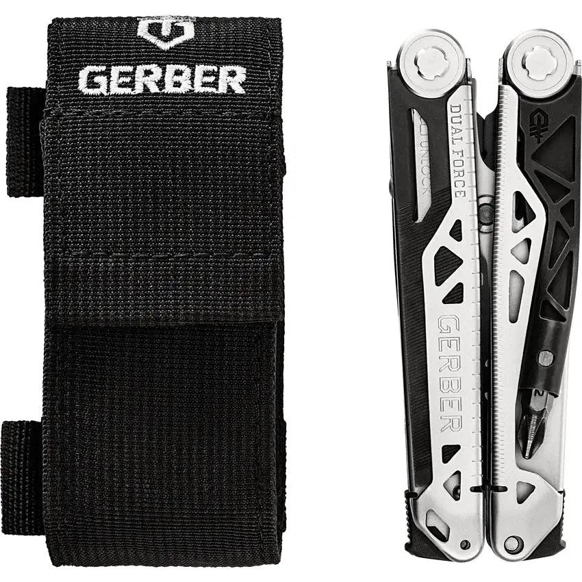 Gerber Dual Force Multi Tool Versatile All In One With Wire Cutter Pliers Saw Ruler And File For Outdoor Enthusiasts by Gerber