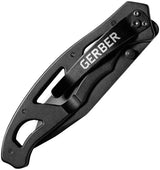 Gerber Paraframe II Tanto Knife For EDC With Partial Serrated 7Cr17MoV Blade TiNi Coated by Gerber
