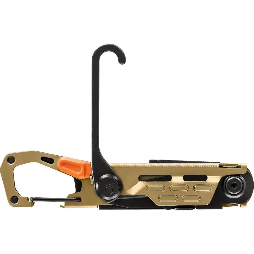 Gerber Stake Out Multi Tool 6.63in For Campers With Tent Stake Puller And Ferro Rod Striker Carabiner Ruler BottleOpener by Gerber