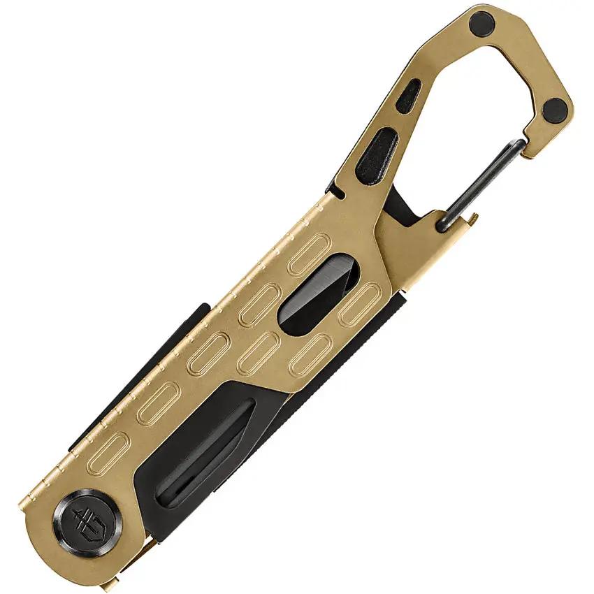 Gerber Stake Out Multi Tool 6.63in For Campers With Tent Stake Puller And Ferro Rod Striker Carabiner Ruler BottleOpener by Gerber