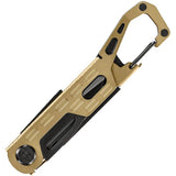 Gerber Stake Out Multi Tool 6.63in For Campers With Tent Stake Puller And Ferro Rod Striker Carabiner Ruler BottleOpener by Gerber