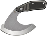 Gerber Rugged Downwind Ulu Knife Gray 6.5 Inch Stonewashed Stainless Blade Full Tang G10 Handle Outdoor Bushcraft by Gerber