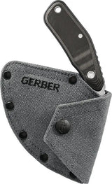 Gerber Rugged Downwind Ulu Knife Gray 6.5 Inch Stonewashed Stainless Blade Full Tang G10 Handle Outdoor Bushcraft by Gerber