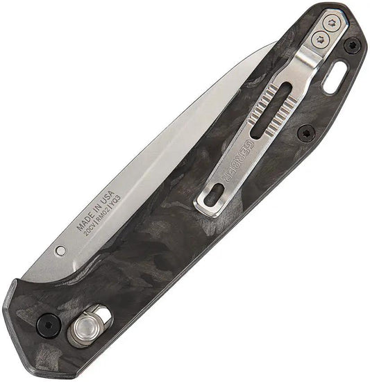 Gerber Savvy Pivot Lock Knife CPM-20CV With Carbon Fiber Handle For Everyday Carry EDC Enthusiasts by Gerber