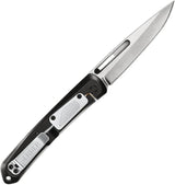 Gerber Affinity Framelock Gray EDC Knife With 3.5in Satin Blade And Lightweight Aluminum Handle by Gerber