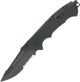 Gerber Hinderer CLS Combat Life Saver Knife For First Responders Glass Breaker Seat Belt Cutter Oxygen Valve Opener by Gerber