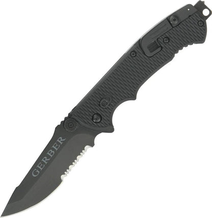 Gerber Hinderer CLS Combat Life Saver Knife For First Responders Glass Breaker Seat Belt Cutter Oxygen Valve Opener by Gerber